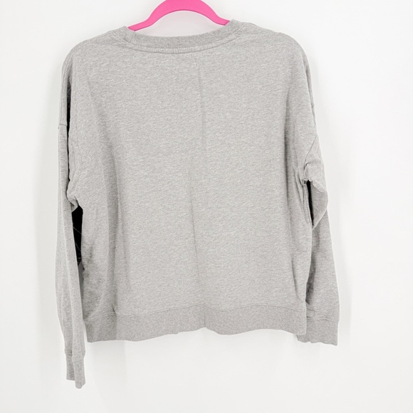 Lucky Brand Gray Sweatshirt with White Floral Design - Picture 4 of 4